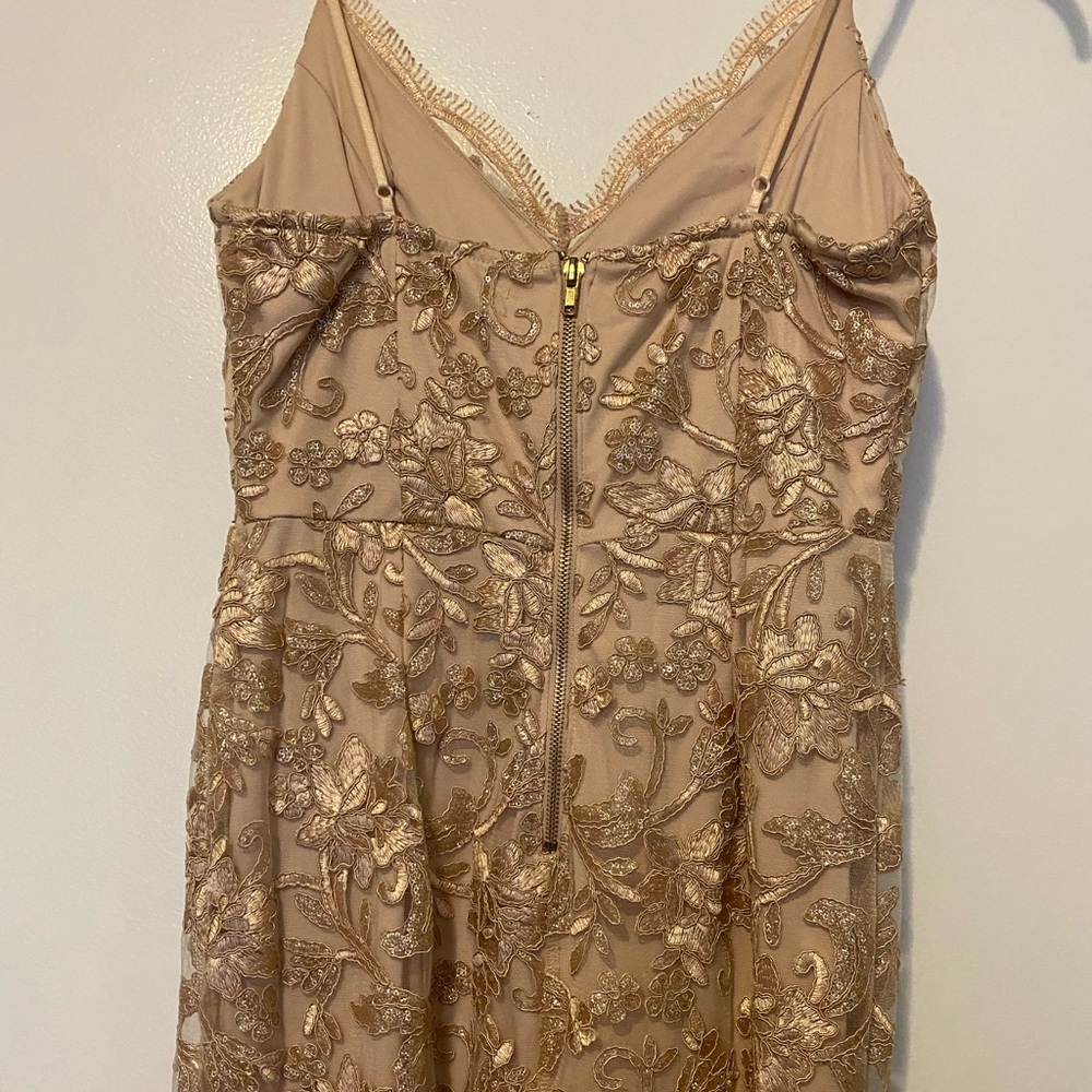 Gold dress